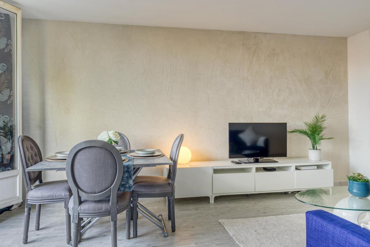 Escale De L'Yvette - 50M2 Cosy, Balcony & Parking Apartment Longjumeau Luaran gambar