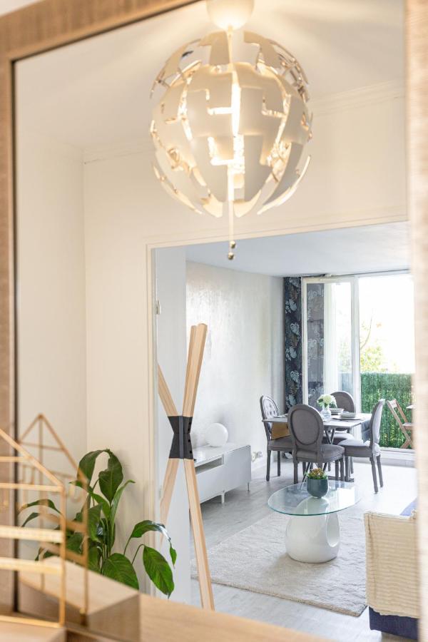 Escale De L'Yvette - 50M2 Cosy, Balcony & Parking Apartment Longjumeau Luaran gambar